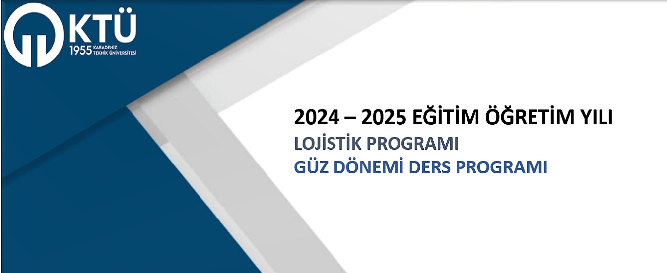 2024-2025 DERS PROGRAMI GÜZ YENİ