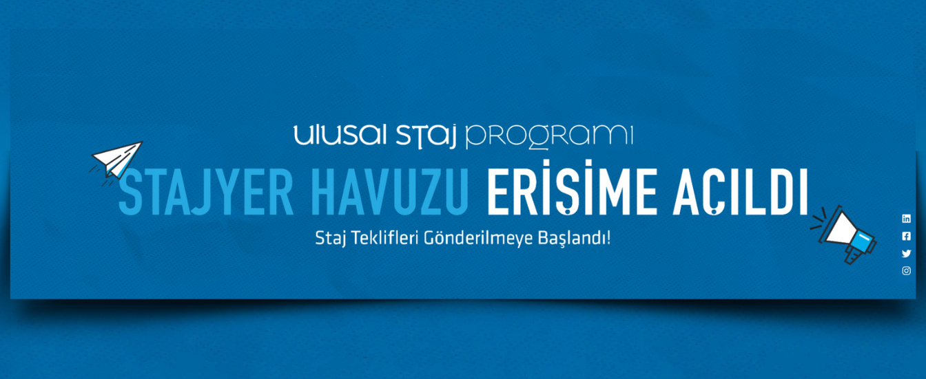 Ulusal Staj Programı 2025 Yılı Stajer Havuzu Erişime Açıldı 